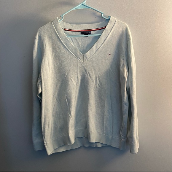 Tommy Hilfiger Men’s Sweater XL – Light Blue - Picture 1 of 4